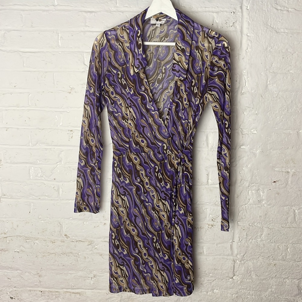 Vingtage 90s / Y2k Mini Wrap Dress